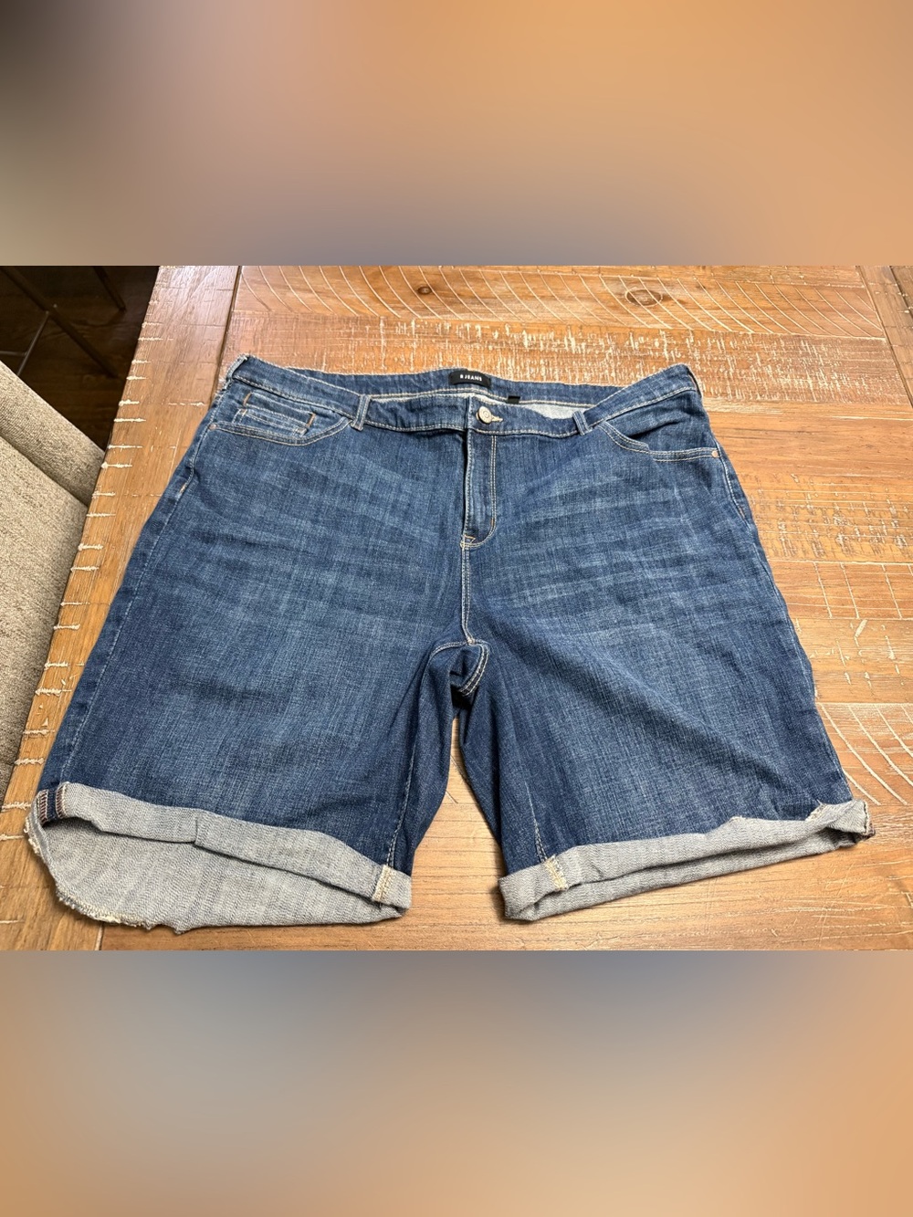 3/$20 Women's Dark Blue Denim Shorts